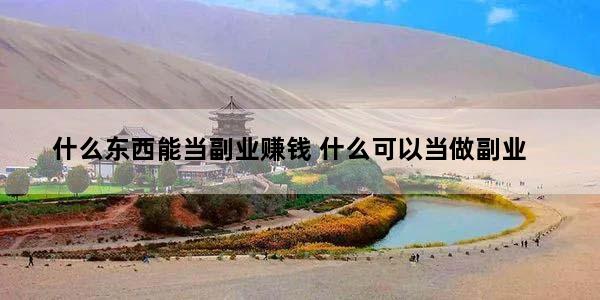 什么东西能当副业赚钱 什么可以当做副业